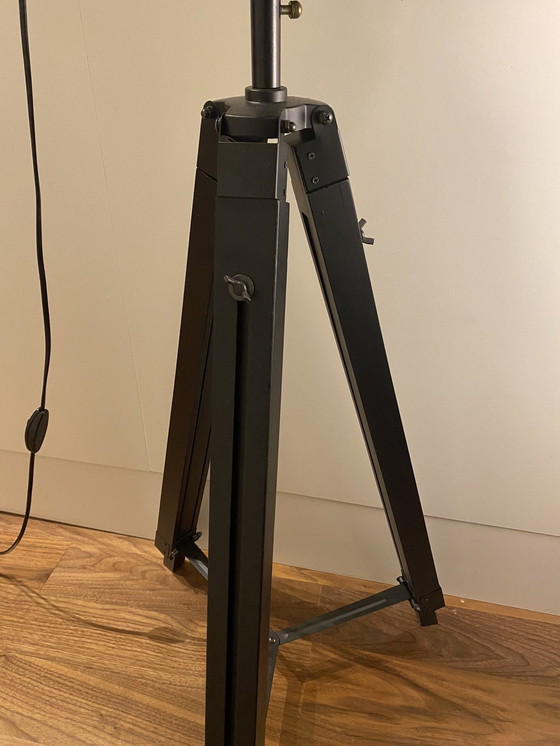 Image 1 of Industrial Theater Spot On Adjustable Wooden Tripod - Dimmable Led