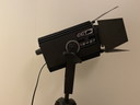 Industrial Theater Spot On Adjustable Wooden Tripod - Dimmable Led