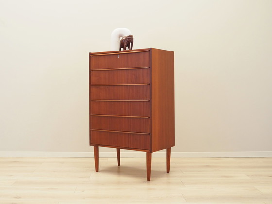 Image 1 of Teak Chest Of Drawers, Danish Design, 1970S, Production: Denmark