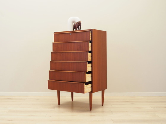 Image 1 of Teak Chest Of Drawers, Danish Design, 1970S, Production: Denmark