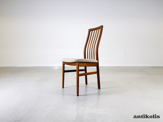 Image 1 of Set of 4 Mid - Century chairs Kai Kristiansen Schou Andersen Møbelfabrik Teak