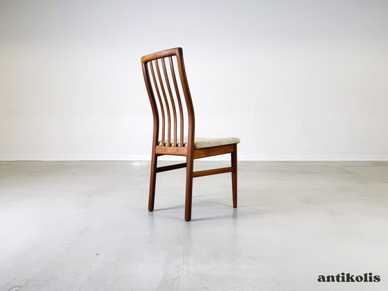 Image 1 of Set of 4 Mid - Century chairs Kai Kristiansen Schou Andersen Møbelfabrik Teak