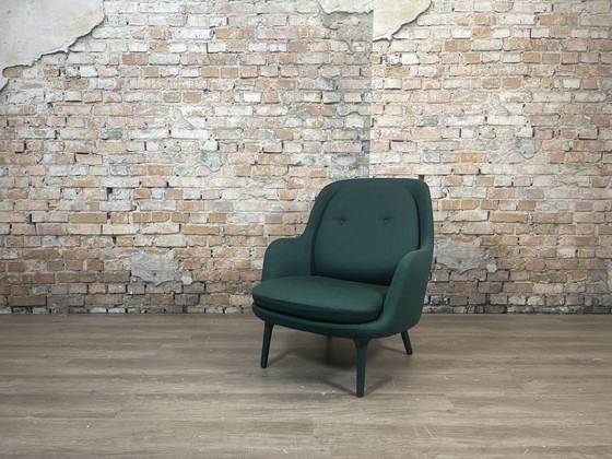 Image 1 of Fritz Hansen Fri Chair green blended