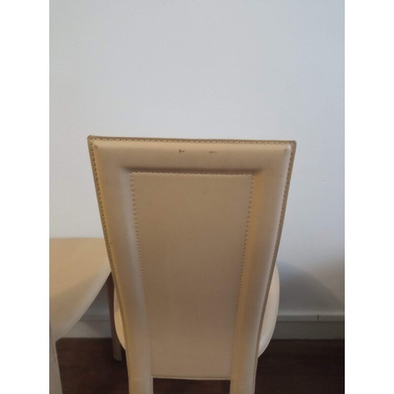 Image 1 of Pair of vintage leather chairs, Italy 1970