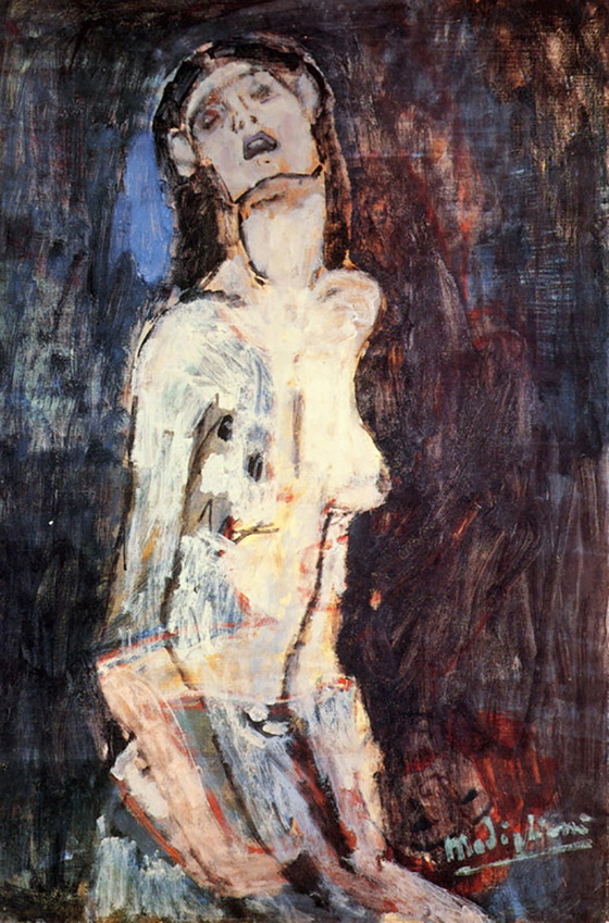 Image 1 of Amedeo Modigliani - Nude, Nudo Dolente