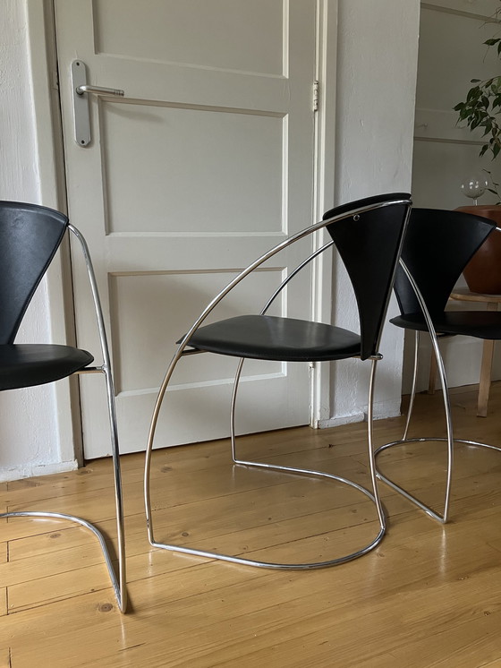 Image 1 of 4x Arrben Italy Design Chairs Linda