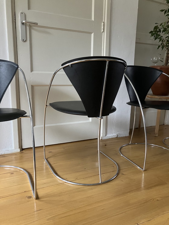 Image 1 of 4x Arrben Italy Design Chairs Linda