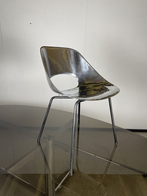 Tulip Chair Aluminium Wicker