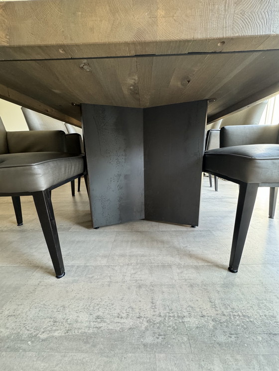 Image 1 of Keijser En Co dining table with chairs