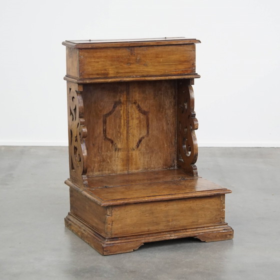 Image 1 of Kneeling Pew/ Church Pew With Storage Compartments