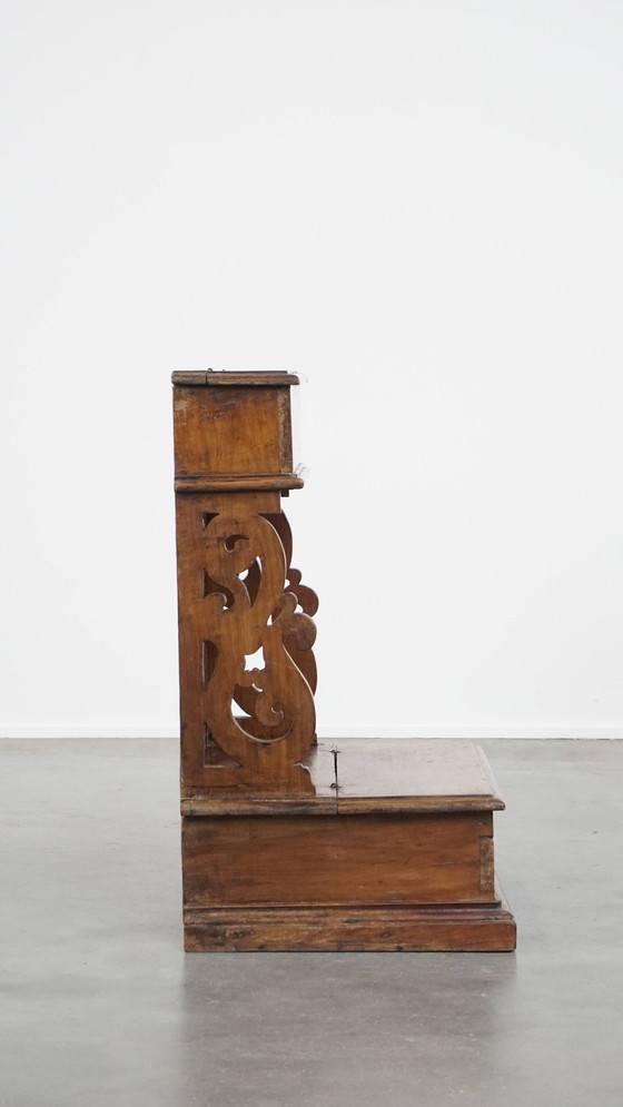 Image 1 of Kneeling Pew/ Church Pew With Storage Compartments