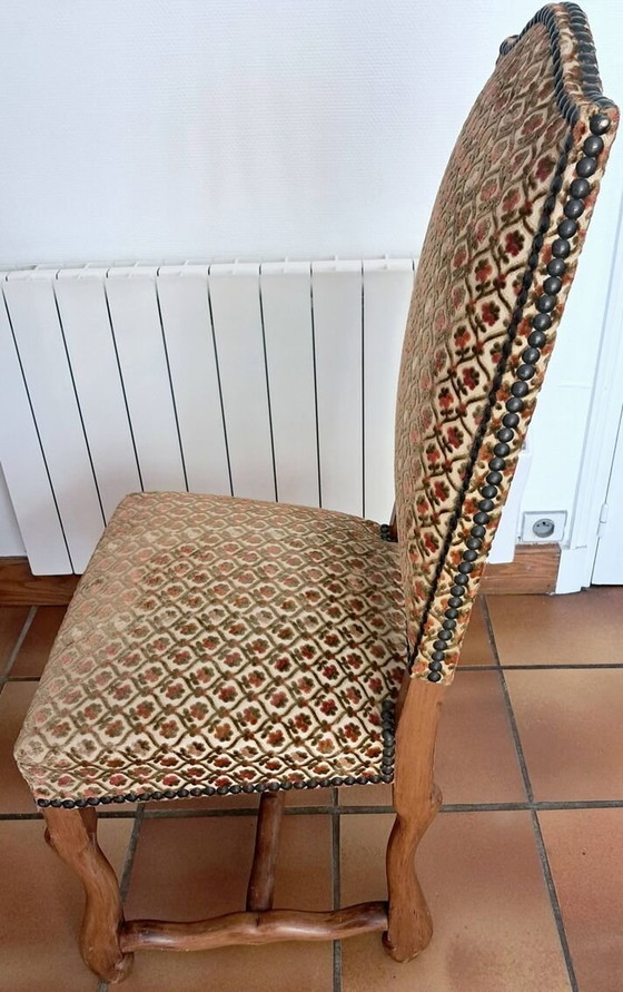 Image 1 of Six French Sheep Bone Dining Chairs