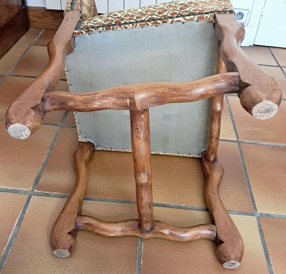 Image 1 of Six French Sheep Bone Dining Chairs