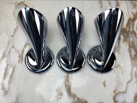 Image 1 of Applique (1 di 3), Applique, Art Déco, Postmoderno, Minimalista, Illuminazione di lusso, Jorge Pensi, Alluminio, Magnesio, Vinta