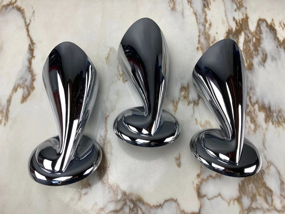 Image 1 of Applique (1 di 3), Applique, Art Déco, Postmoderno, Minimalista, Illuminazione di lusso, Jorge Pensi, Alluminio, Magnesio, Vinta