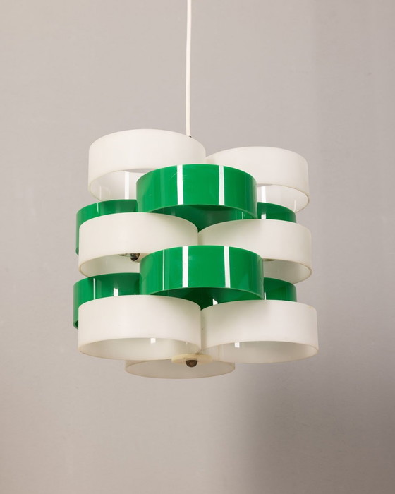 Image 1 of Vintage Chandelier in Plastic from Stilux Milano, 1960s