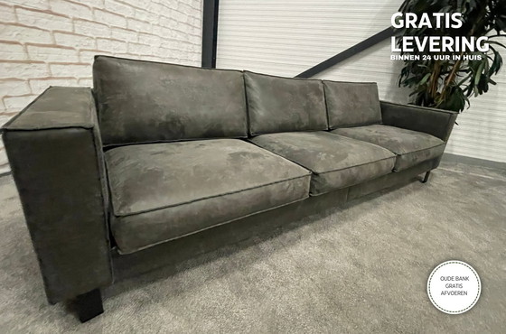 Image 1 of Industrial Style 4 Seater Sofa