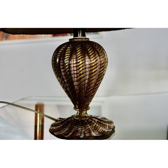 Image 1 of Lampada da tavolo vintage per Barovier e Toso, Italia 1960