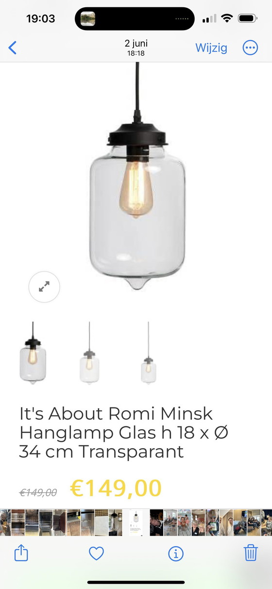 Image 1 of It's All Abiut Romi Minsk Pendant Lamps