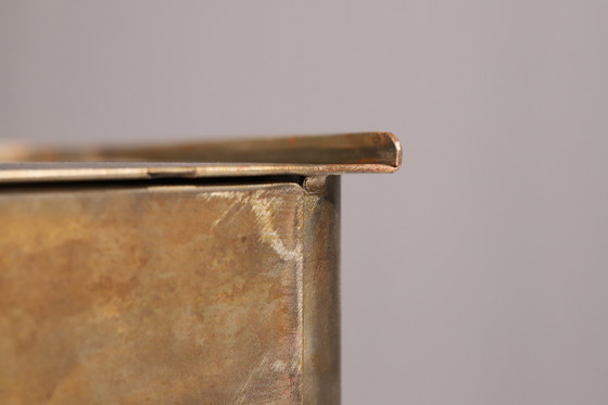 Image 1 of Pair Of Metal Industrial Bedside Tables, 1960’S, Czechoslovakia