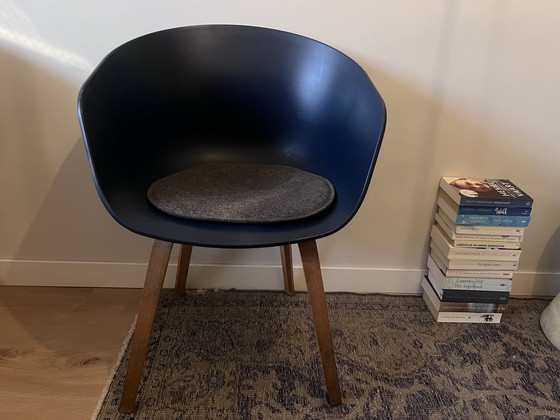 Image 1 of 4x Hay About A Chair Chair - Dark Blue