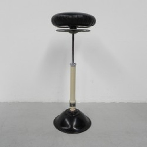 Tabouret de dentiste, tabouret d'opération, tabouret mobile par Ritter - 1930s