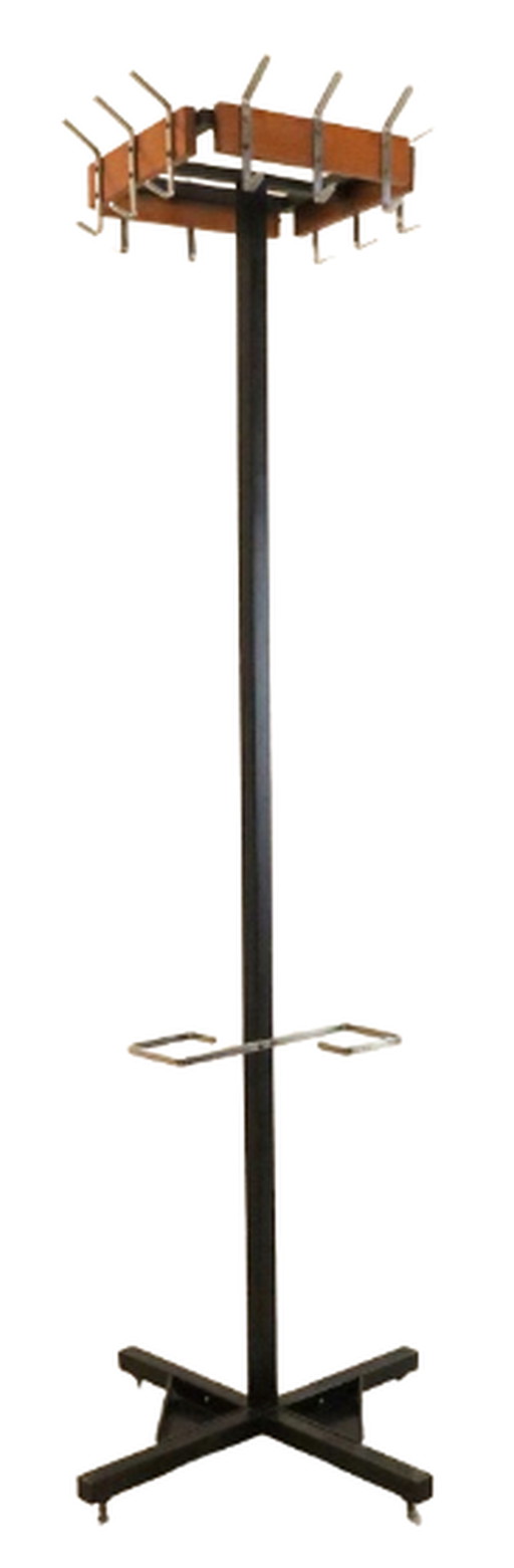 Porte-manteau avec porte-parapluie vintage