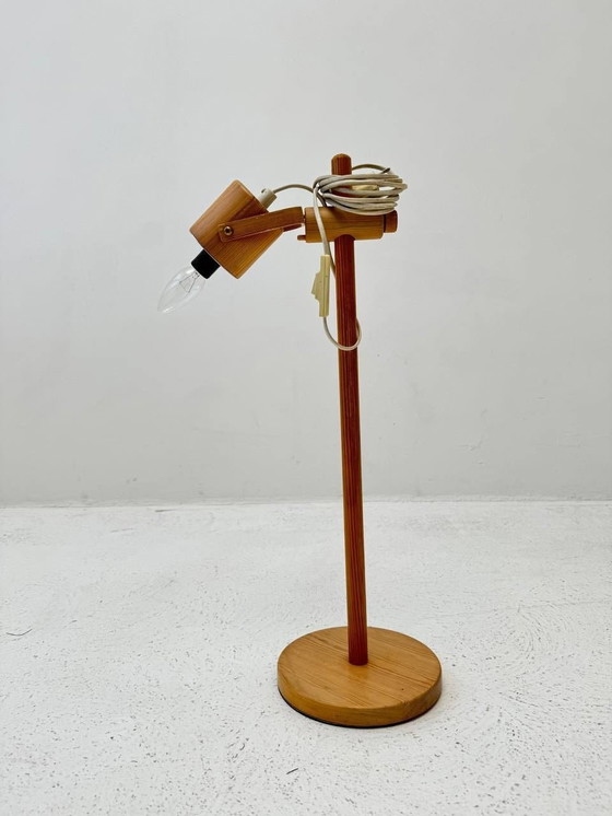 Image 1 of Interesting wooden table lamp