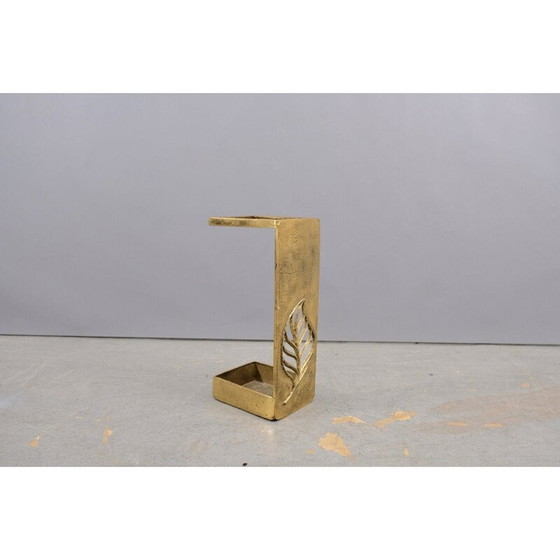 Image 1 of Vintage brass and bronze umbrella stand, Germany 1970