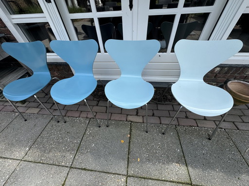 4X Chaise papillon Fritz Hanssen