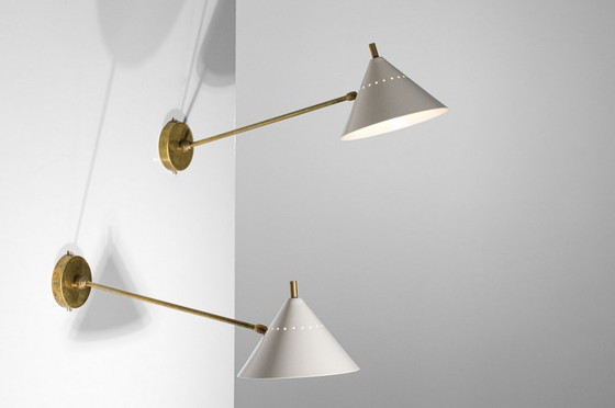 Image 1 of Coppia di lampade da parete articolate Diabolo