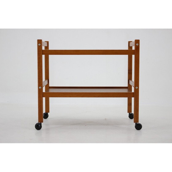 Image 1 of Carrello di servizio vintage in teak, Danimarca anni '60