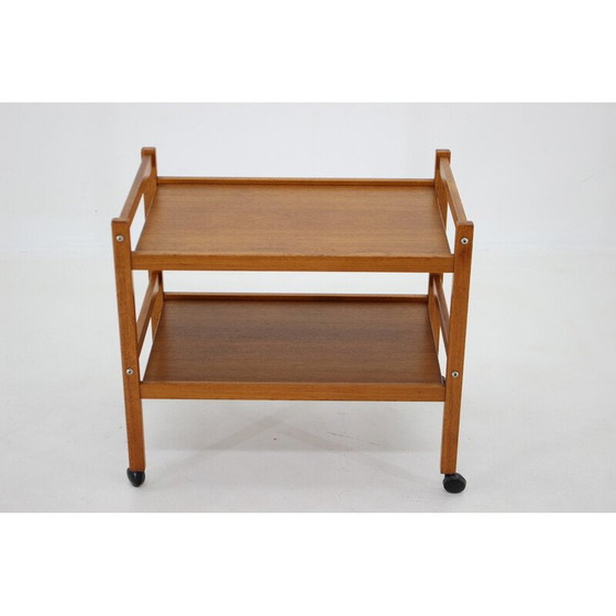 Image 1 of Carrello di servizio vintage in teak, Danimarca anni '60