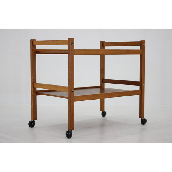 Image 1 of Carrello di servizio vintage in teak, Danimarca anni '60