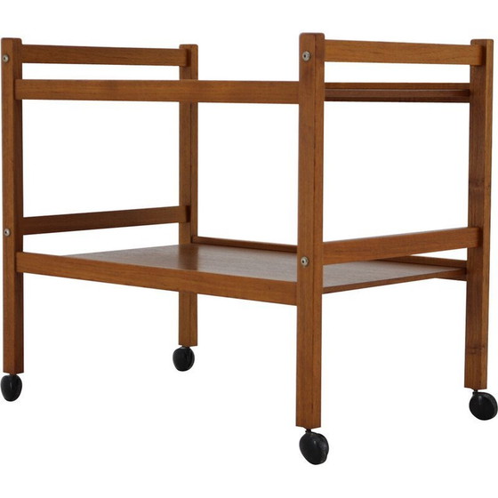 Image 1 of Carrello di servizio vintage in teak, Danimarca anni '60