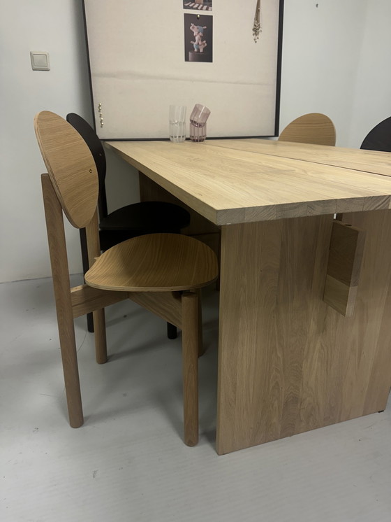 Image 1 of Dining Room Set; Table And Chairs From Oyoy