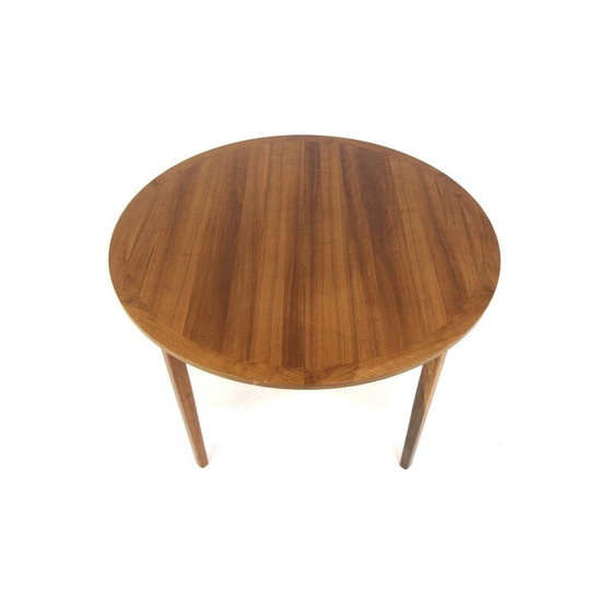 Image 1 of Vintage walnut dining table, Sweden 1960