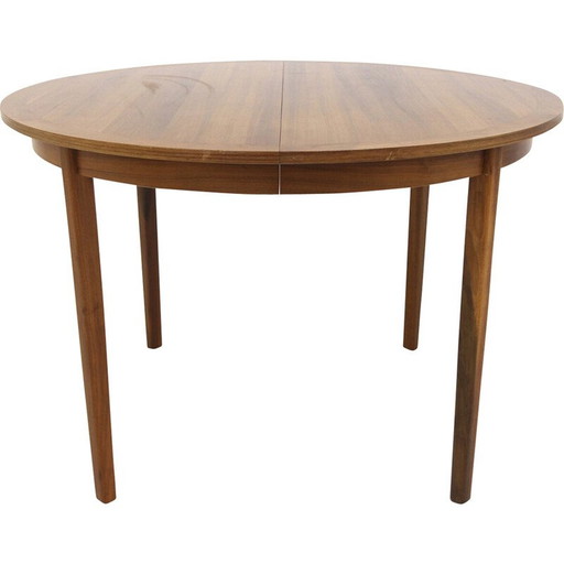 Vintage walnut dining table, Sweden 1960