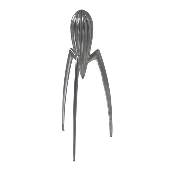 Image 1 of Juicy Salif - Presse-agrumes - Philippe Starck pour Alessi - Edition vintage des années 1990 - Fonte d'aluminium