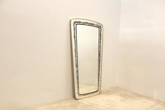 Image 1 of Miroir français encadré Mid Century