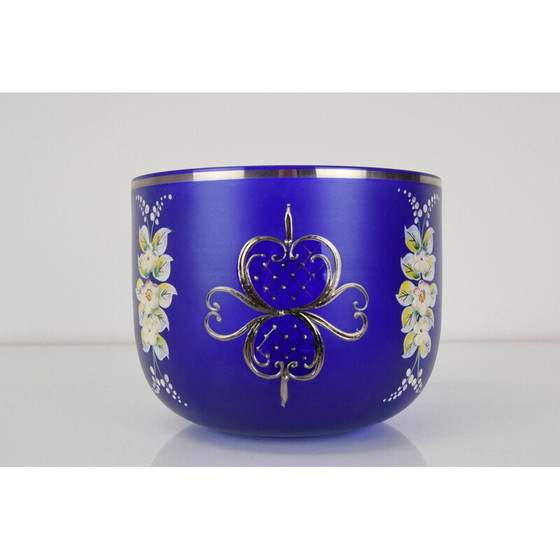 Image 1 of Ciotola in vetro vintage di Novoborske Sklo, Cecoslovacchia 1960