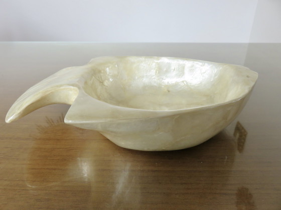 Image 1 of Vide Poche " Poisson " In White Mother-of-Pearl