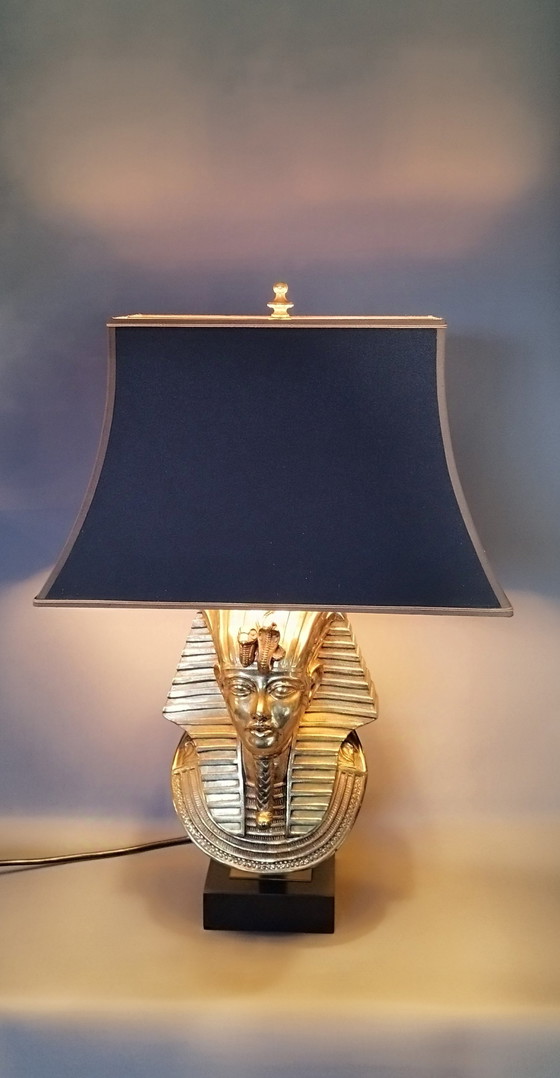 Image 1 of Denudt Vintage Pharaoh Floor Lamp 1970s