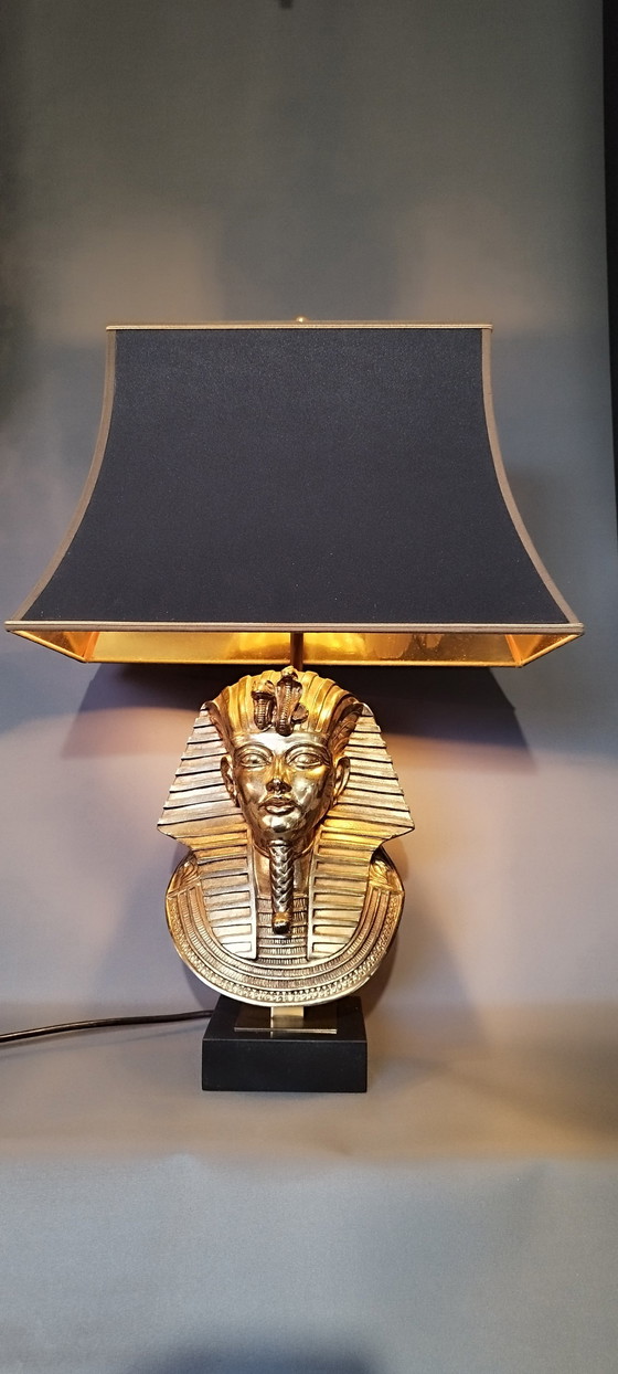 Image 1 of Denudt Vintage Pharaoh Floor Lamp 1970s