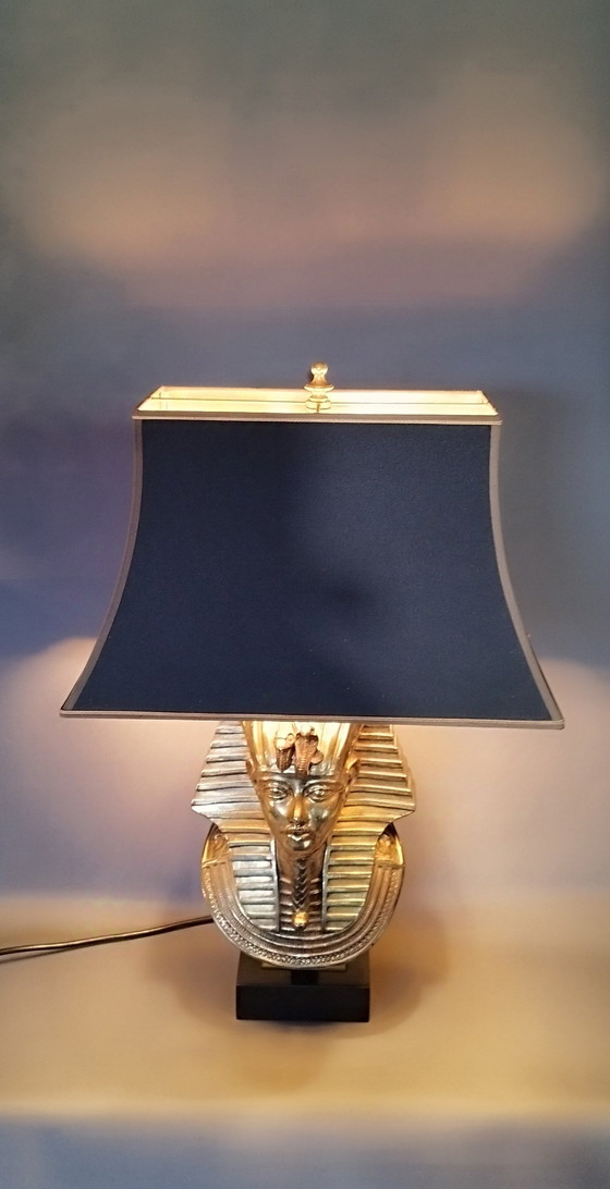 Image 1 of Denudt Vintage Pharaoh Floor Lamp 1970s
