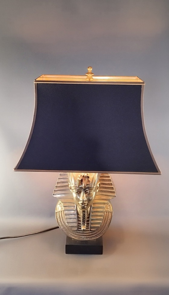 Image 1 of Denudt Vintage Pharaoh Floor Lamp 1970s