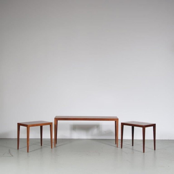 Image 1 of Severin Hansen Nesting Tables for Haslev, Denmark 1960