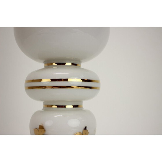 Image 1 of Vintage glass table lamp, Germany 1980