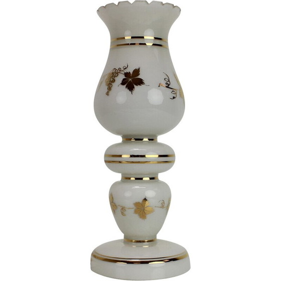 Image 1 of Vintage glass table lamp, Germany 1980