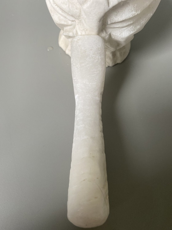 Image 1 of Mortar and pestle in alabaster